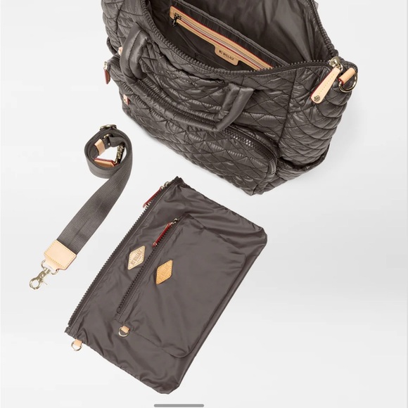 MZ Wallace Brown Quilted Women's Bag - Picture 6 of 13